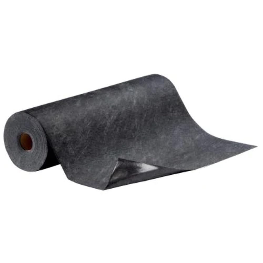 PIG Grippy Floor Mat | Industrial Entrance Mat with Adhesive Backing | 3' x 100' Mat Runner | Black | GRP36200-BK