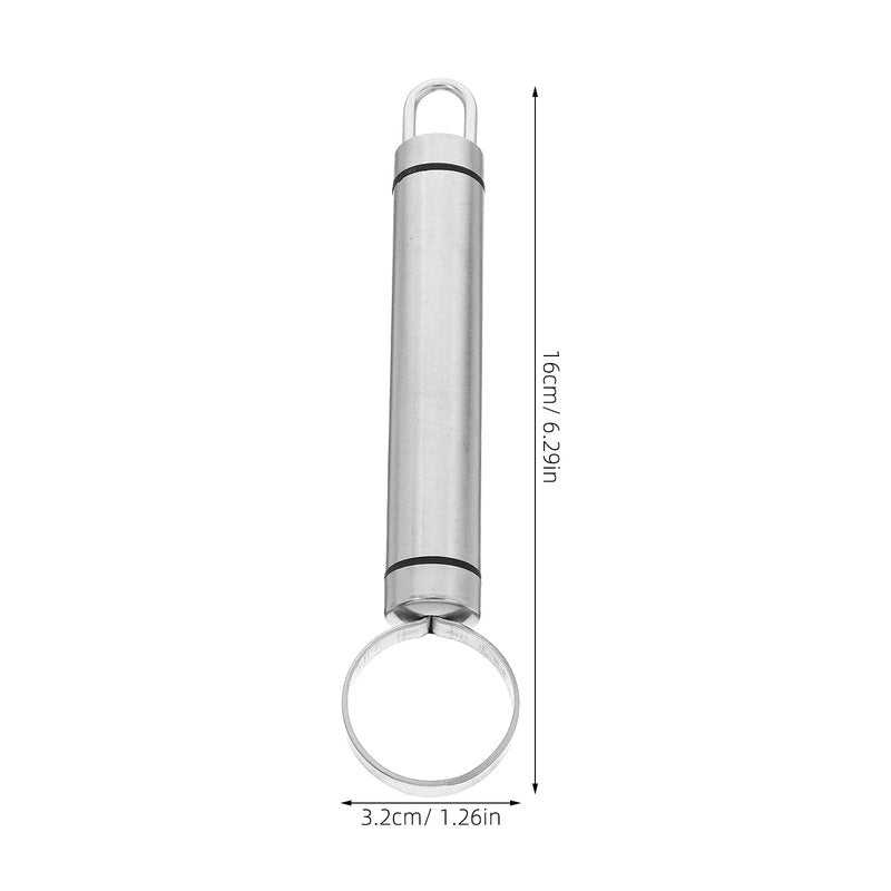Hemoton 2 Pcs Fruit Core Removing Tools Stainless Steel Peach Corers Kitchen Utensils for Pear Bell Pepper Easy-to-Clean Kitchen Gadgets for Home Use