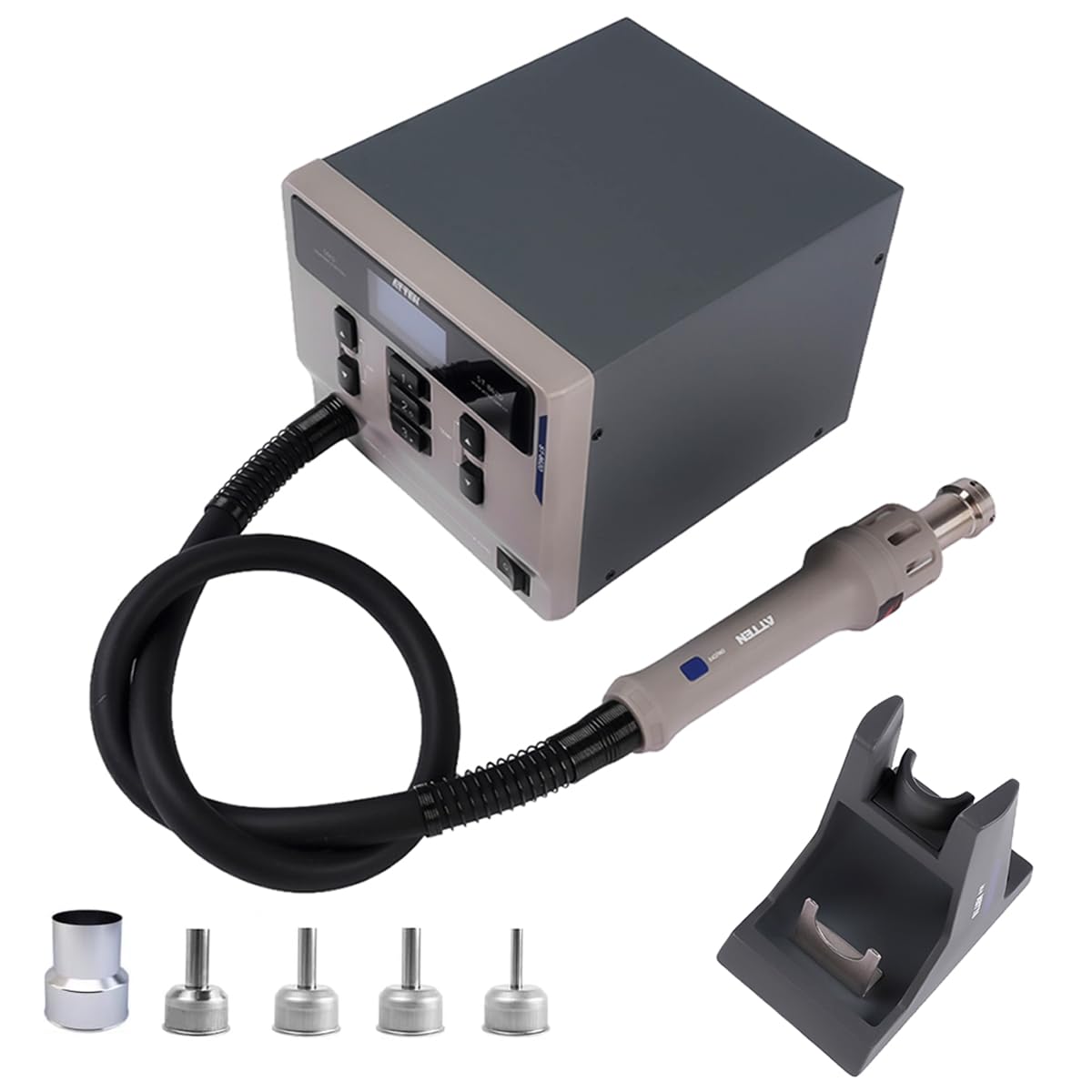 Getanye ST-862D Hot Air Gun Soldering Station, 1000W Digital Display Rework Station, Automatic Sleep, Adjustable Temperature, ST862D