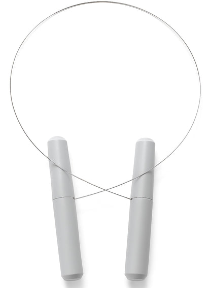 ANDUSTRIAL Stainless Steel Cheese Cutting Replacement Wires For Soft and Hard Cheese - Easy to Use and Clean - 2 Wires 36" + 1 Pair Egronomic Plastic Handle