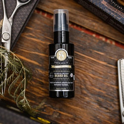 Suavecito Premium Blends Beard Oil - Leave-In Beard Conditioner For Softening Hair, Hydrating Skin, Eliminating Beard Dandruff, Healthy Beard Growth - 1 oz