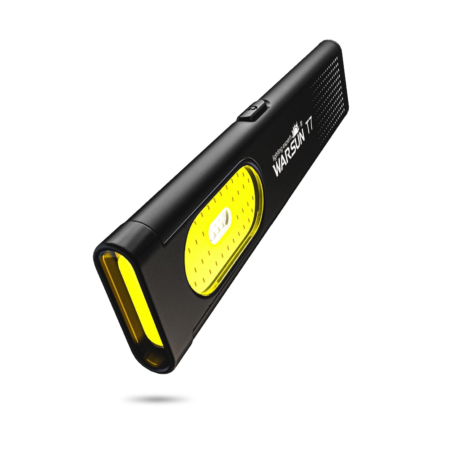WARSUN Compact Multi-Mode Pocket LED Flashlight - 675LM, USB-C Rechargeable, IPX4, Dual Material, Red/Blue Strobe, for Everyday Carry & Travel
