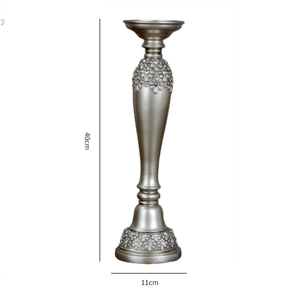 XILIN-1987 Candle Holderss Home Candle Holder Crafts Romantic Ornaments Wedding New House Decoration Candlestick Pair Decorative Candlestick (Size : B)