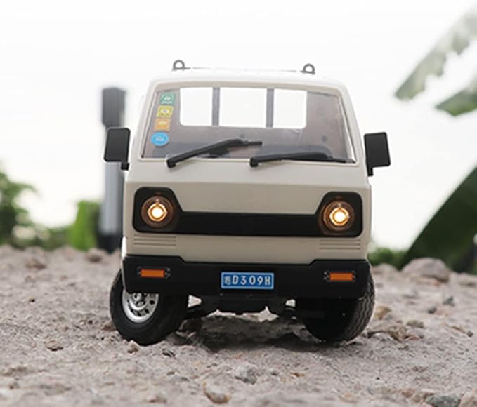 WPL Mini RC Car 1/16 Scale 2.4Ghz RC Drift Car Model Mini-Truck with Double Battery 130 Motor Rear Drive Hobby Grade Adult Age 16+