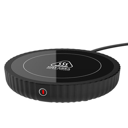 Mug Warmer, Coffee Mug Warmer with Three Temperature Settings, Auto Shut Off Coffee Warmer, Mug Warmer for Desk with Large Heating Plate, Easy to Clean Coffee Cup Warmer for Milk,Tea and Chocolate
