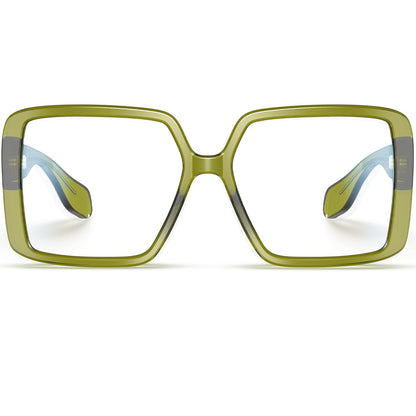 VISOONE Oversized TR90 Blue Light Blocking Glasses Fashion Accessories Non Prescription for Women Harvard