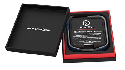 ProExl® Sports Golf Magnetic Bracelet Carbon Dark Black