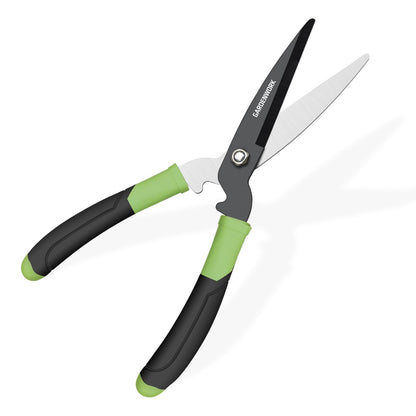 GARDENWORK Hedge Shears Clippers for Trimmer,Garden Clippers Handheld,Boxwood,Shrubs, Bush Cutters Trimmer with Teflon Coating High Carbon Steel Blades,16"Gardening Shears with Comfort Grip Handles
