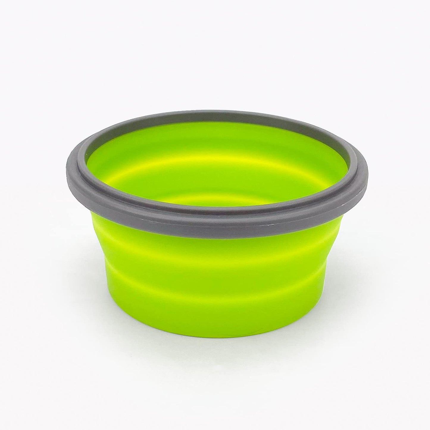 CCyanzi 3piece Round Collapsible Bowl with Lids, Silicone Food Storage Containers, Microwave & Freezer Safe, Space Saving for Kitchen Cabinet and Camping Backpack,(Pink)