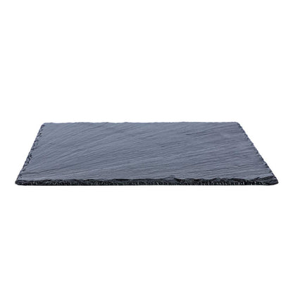 Tcrogsciss Natural Slate Cheese Boards, Individual Charcuterie Board for Appetizer, Cheese, Dessert, Tapas and Sushi Presentation