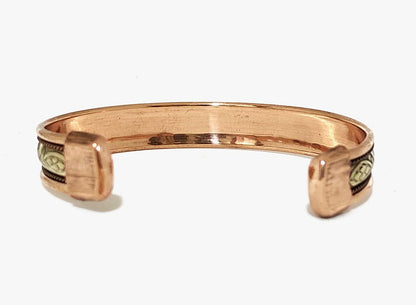 Sawcart Set Of 4 Copper Bracelet Pure Copper Therapy Effective & Natural Relief Cuff for Men's & Women's