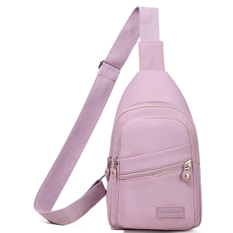 Small Sling Backpack Crossbody Sling Bag for Women, Chest Bag Daypack Fanny Pack Cross Body Bag for Outdoors Hiking Traveling - Black