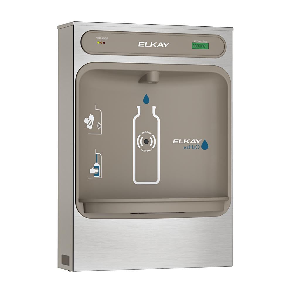 Elkay LZWSSM EZH2O Surface Mount, Filtered, Bottle Filling Station, Non-Refrig.