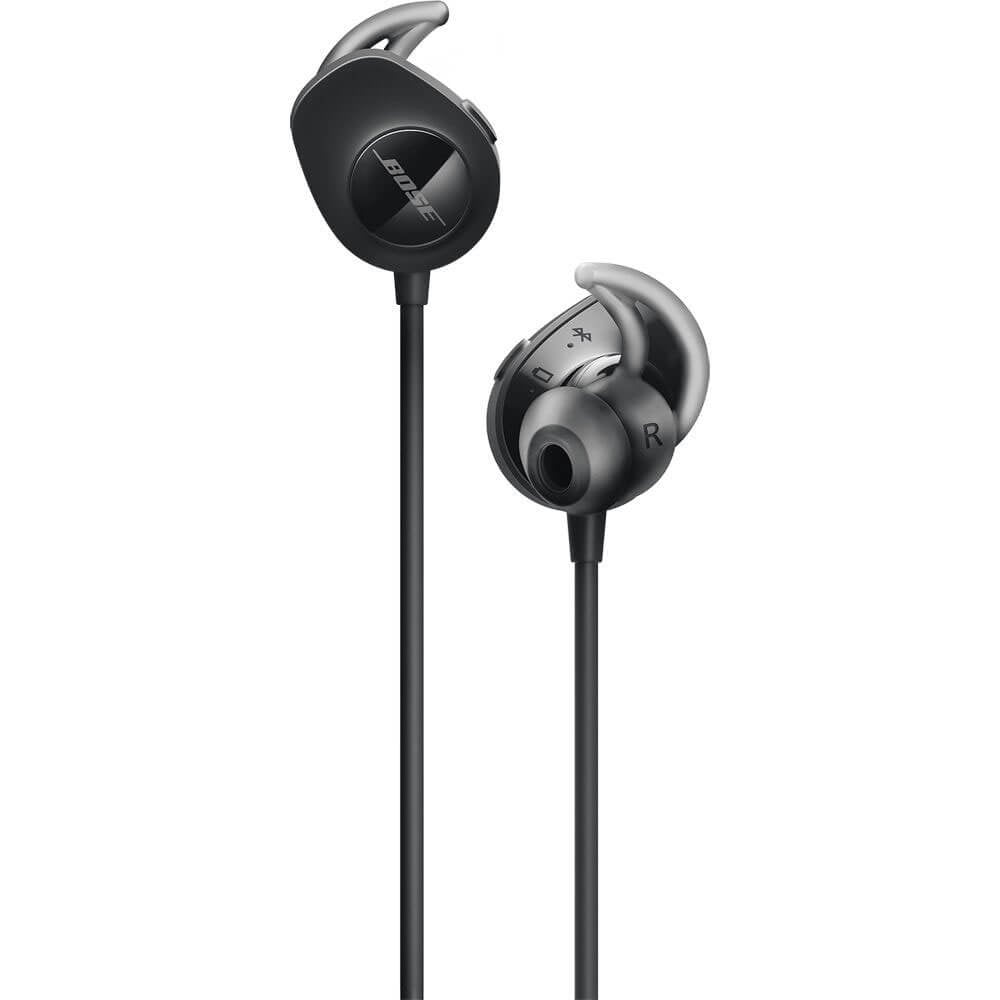 Bose SoundSport, Wireless Earbuds, (Sweatproof Bluetooth Headphones for Running and Sports), Black