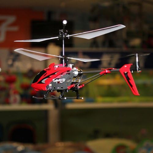 GoolRC Remote Control Helicopter S107/S107G RC Helicopters 3 Channel Mini Helicopter with Gyro for Beginners (Red)