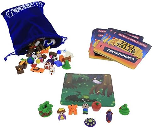 SCS Direct Tall Tales Story Telling Board Game - The Educational Family Game of Infinite Storytelling -Award-Winning Educational Game 5 Ways to Play - Promotes Creativity &amp Language Skill Gift