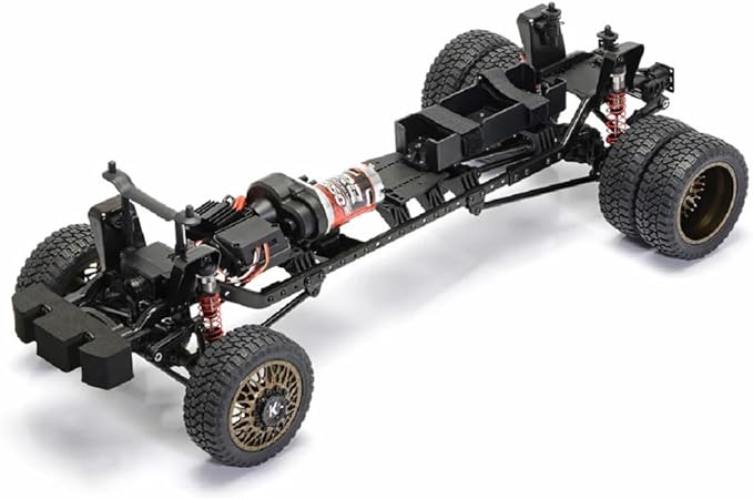 Helidirect CEN Racing 1/10 RC Crawler - F-450 SD KG1 Wheel Edition 4WD RTR Truck All-Terrain Water-Proof Axial SCX10 for RC Hobbyists Silver Mercury
