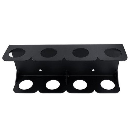 FUXIN Vertical Olympic Barbell Holder, 4 Bars Wall Mounted Barbell Storage Rack, Load Up 180 lbs