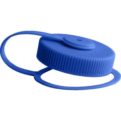 Nalgene Lid Wide Mouth Water Bottle, 1-Pint, Blue