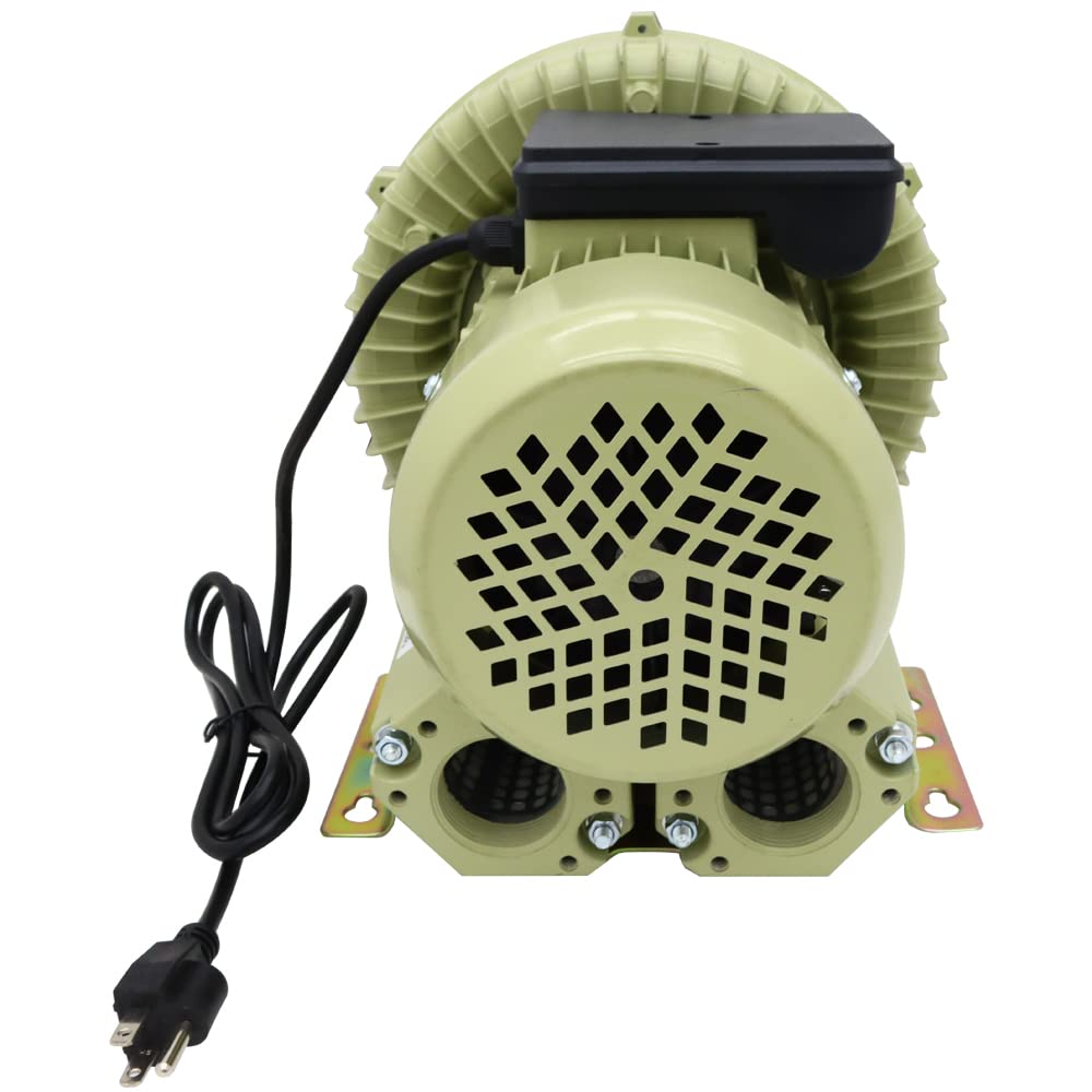 INTBUYING Industrial Aquaculture Seafood Pond Fish Tank Vortex Air Blower Pump 110V 60HZ
