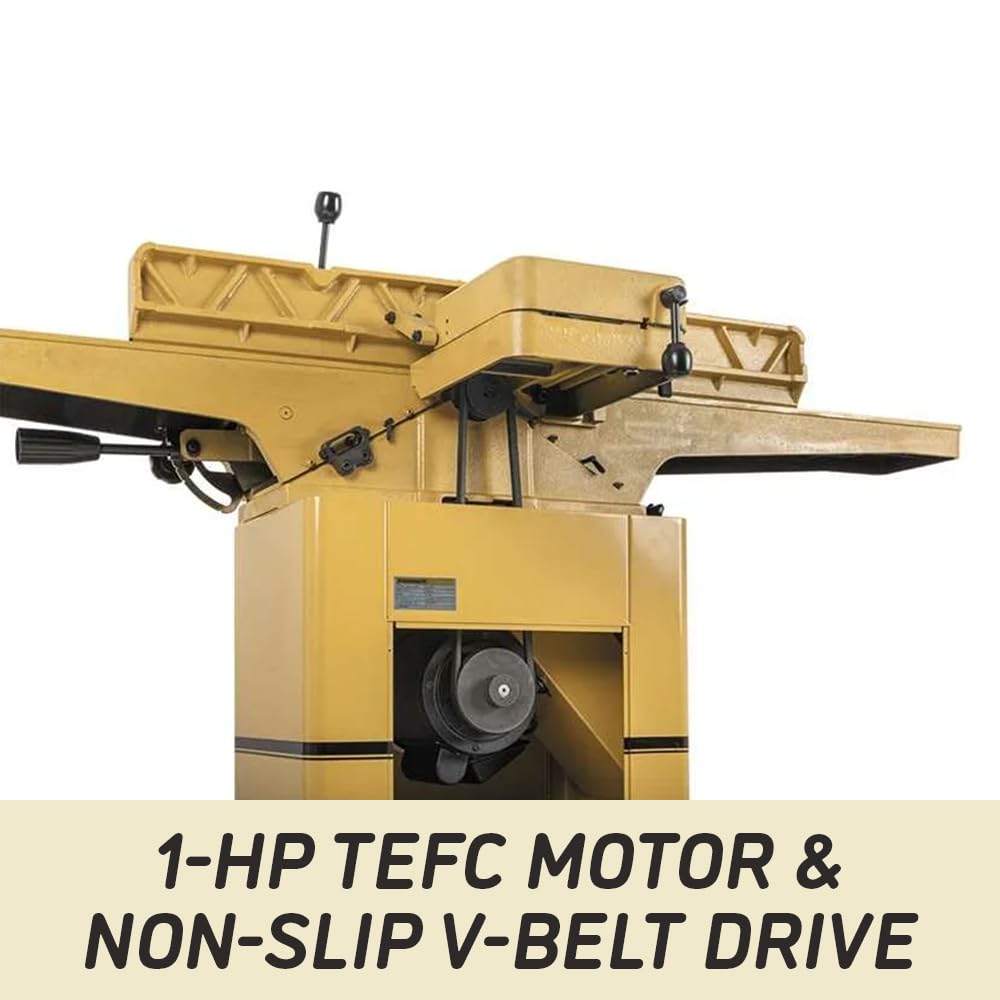 Powermatic 6-Inch Jointer, Helical Cutterhead, 1 HP, 115/230V 1Ph (Model 54HH)
