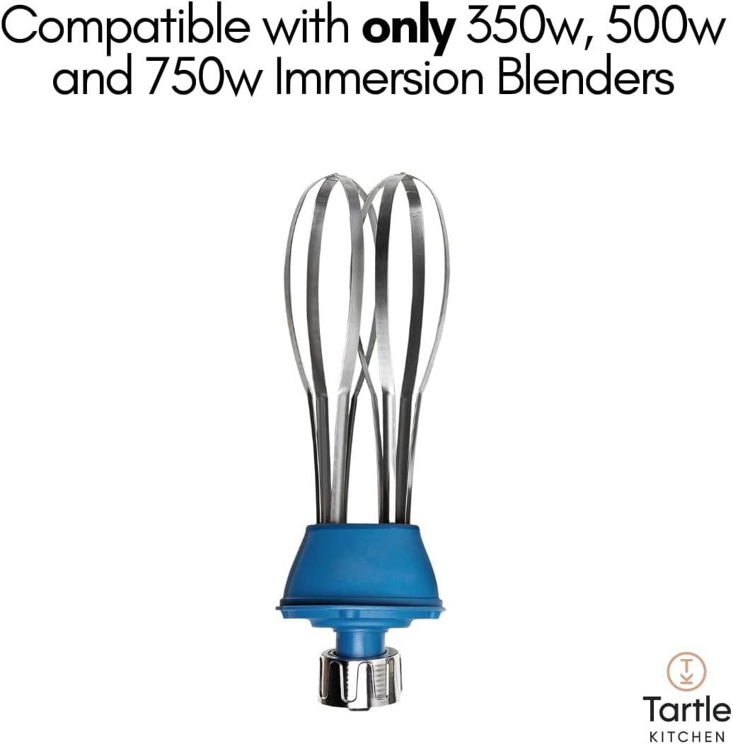 TK Tartle Kitchen Commercial Electric Immersion Blender Heavy Duty Removable Whisk Attachment ONLY- 500W & 750W compatible