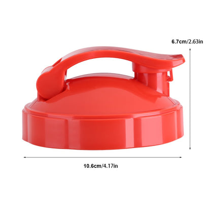 Blender Flip Top to go Lid Replacement Parts, Compatible with 600W 900W Juicer Bottle Series Blenders[ red],