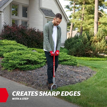 Garden Weasel Edger-Chopper Manual Lawn Edger Tool - Sod Cutter and Trenching Shovel for Clean Garden Borders - Ergonomic Handle and Carbon Steel Blade Latest Model 91714-3