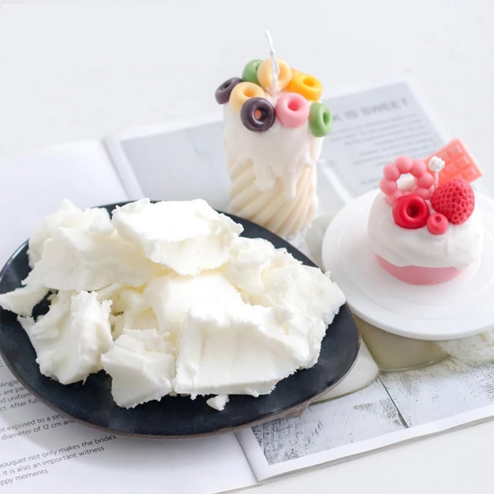 TooGet Natural Coconut Wax 10 lb - DIY Handmade Scented Candle Making Supplies Pure White Coconut Wax, Melting Point 41°/106°F