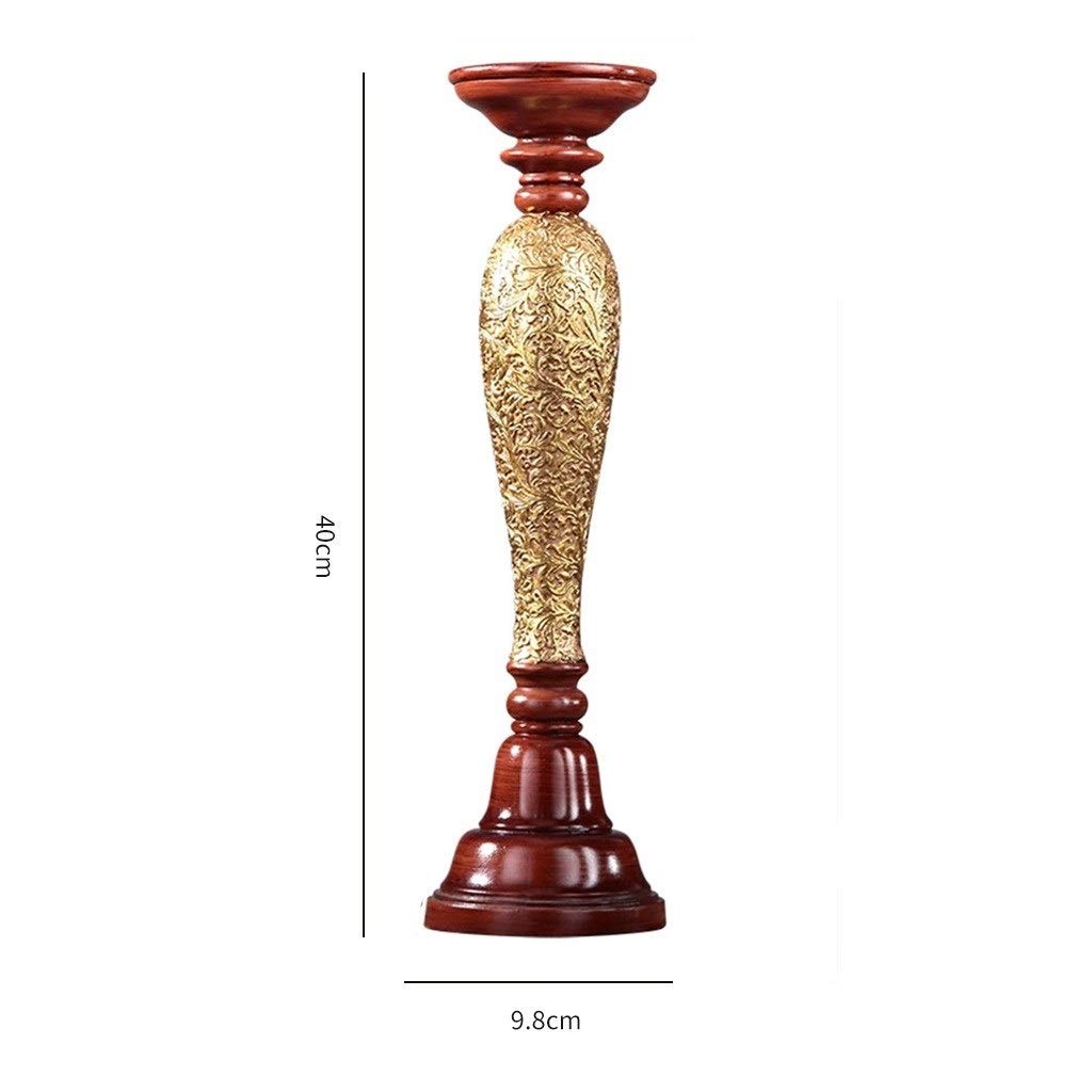XILIN-1987 Candle Holderss Home Candle Holder Crafts Romantic Ornaments Wedding New House Decoration Candlestick Pair Decorative Candlestick (Size : A)