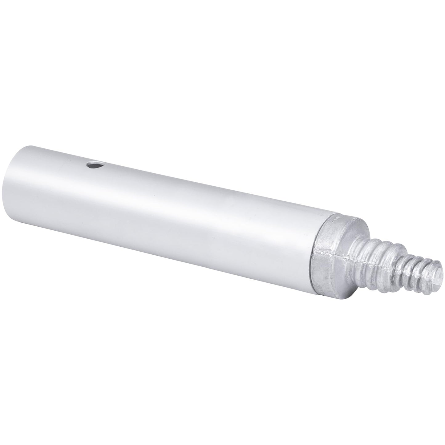 MARSHALLTOWN Threaded Handle Adapter, Concrete Tools, 1-3/4 Inch Push Button Adapter with Male Threaded End, Extend the Reach of Concrete Tools, 15538