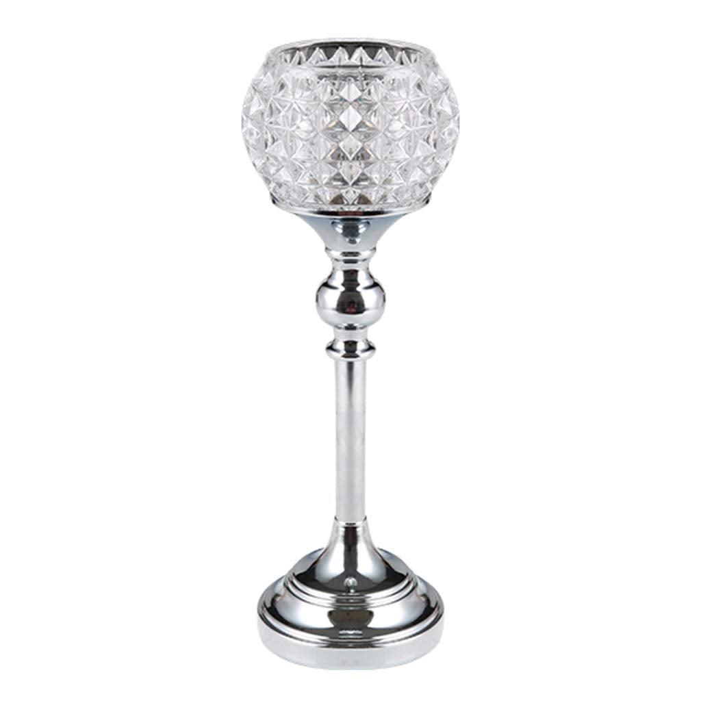 XILIN-1987 Candle Holderss European Table Candle Holder Creative Crystal Candlestick Simple Modern Home Furnishings Decorative Candlestick (Color : C)