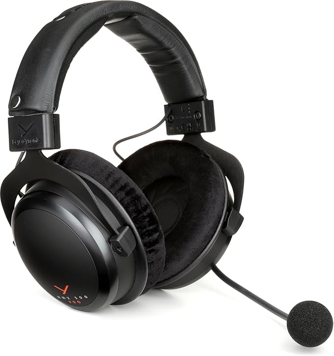beyerdynamic MMX 300 PRO Closed Gaming Headset with Stellar.45 Driver and Condenser Microphone, Wired Gaming Headset Suitable for PC, Gaming Console, PS, Switch. Handmade in Germany