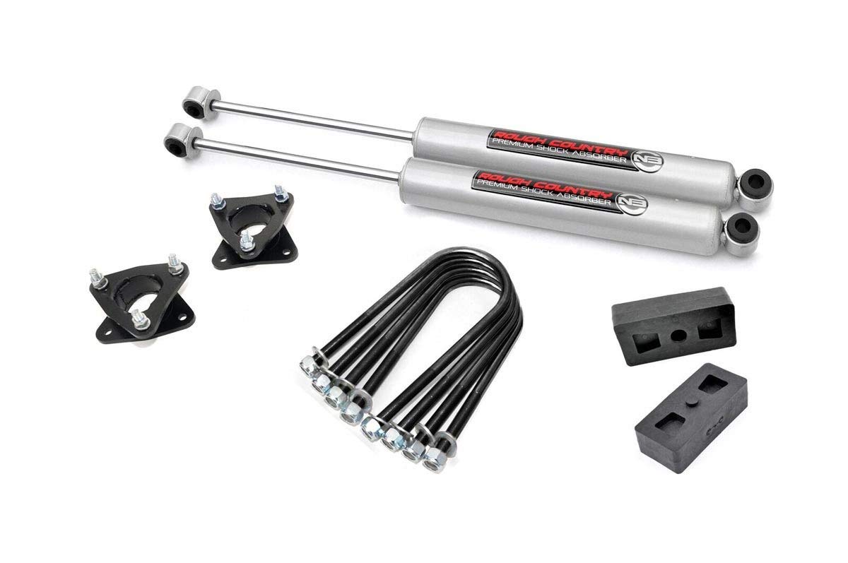 Rough Country 2.5" Lift Kit w/N3 Shocks for 2006-2008 Ram 1500 4WD - 39530