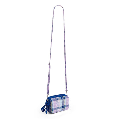 Vera Bradley Cotton All in One Crossbody Purse with RFID Protection