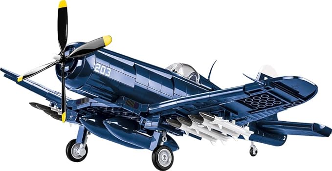 COBI Historical Collection Korean War F4U-4 ™ Corsair® Aircraft Building Set 520 Pieces