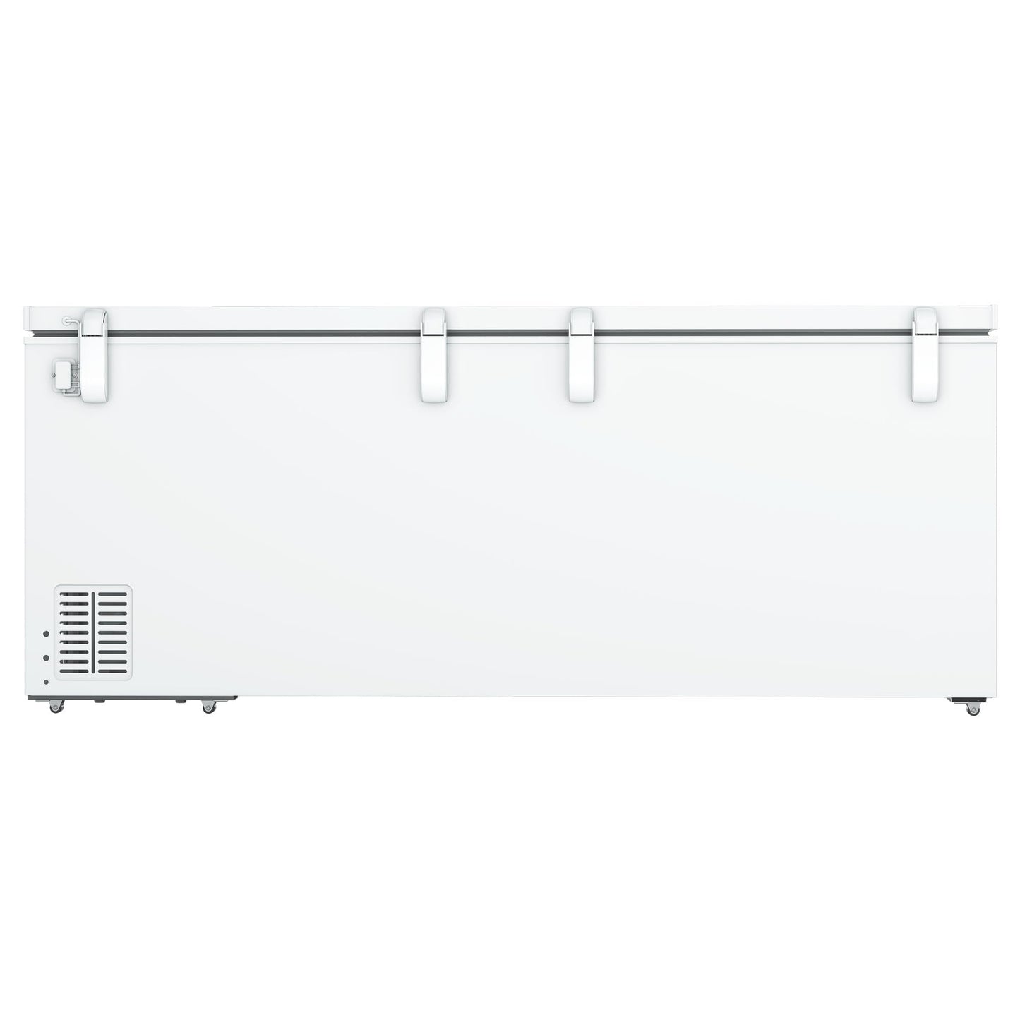 21 Cu. Ft. Convertible Refrigerator/Chest Freezer, Commercial Chest Freezer with 2 Baskets Top Opening, Easy Defrost Drain, for Home, Apartment, Basement, Garage, White