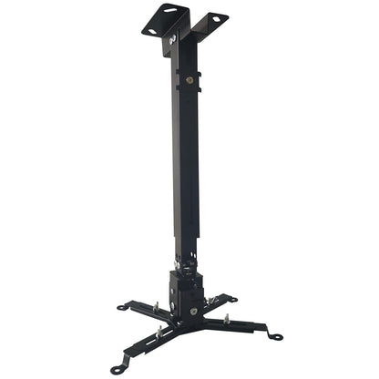 Tonalee Projector Mount Wall or Ceiling Projection Mount Bracket with Adjustable Height and Extendable Arms Mounts for Home and Office Projector