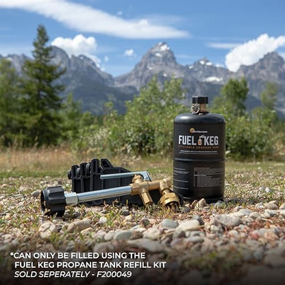 Mr. Heater Fuel Keg. - 1 lb. / 16 oz. Empty Refillable Propane Tank – DOT Certified