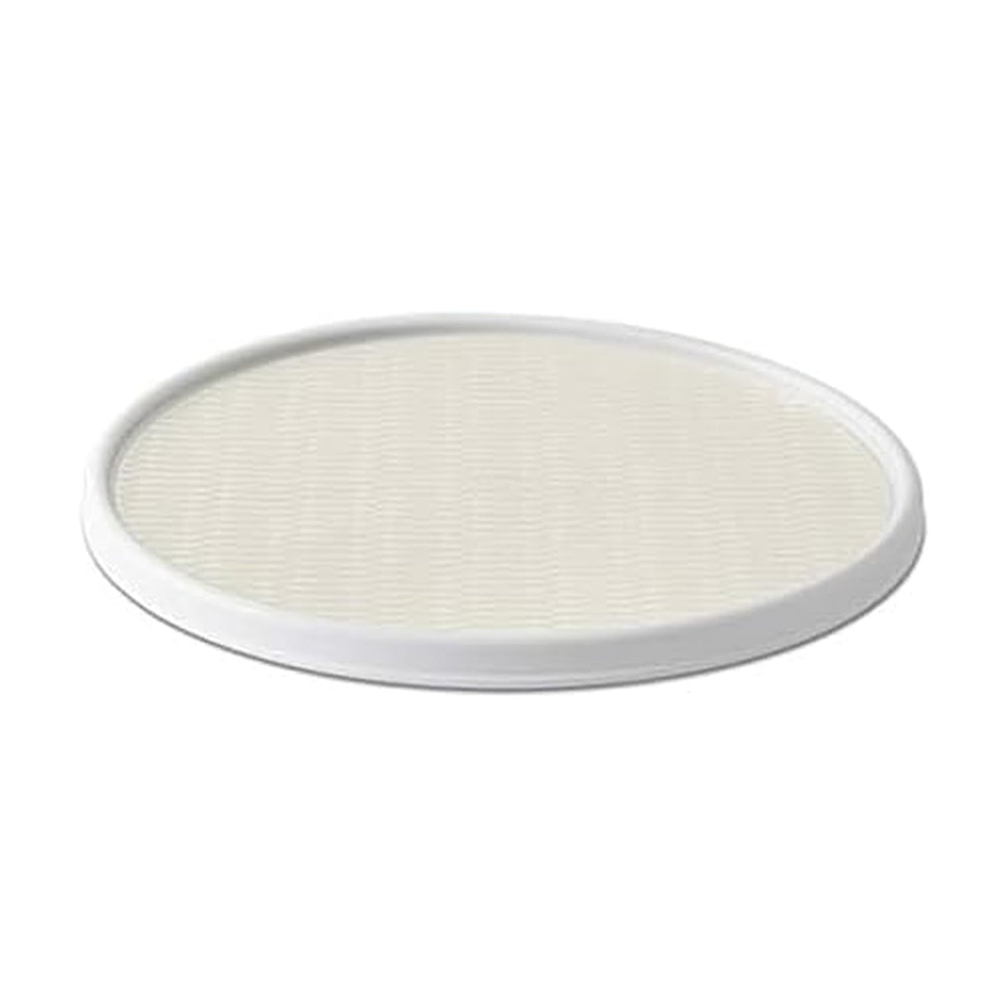 Copco Under-Sink Pantry and Cabinet Organizer, 18-Inch, Revolving Storage Solution, White and Gray