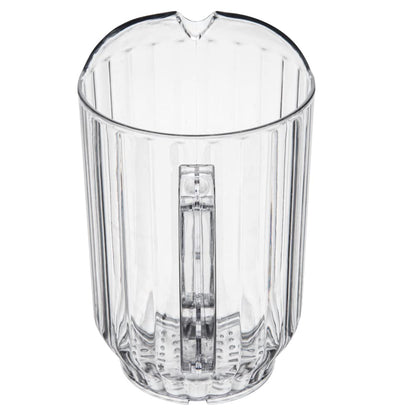 Restaurantware 60 Ounce Beer Pitcher - 1 Count - Chef 101 Durable Restaurant Pitcher - Hard Plastic, Serve Soda, Lemonade, Juice, Or Sangria, Clear Plastic Water Glass, For Bars, Parties, Or Homes,