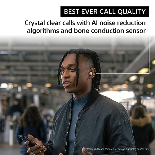 Sony WF-1000XM5 Premium Noise Cancelling Truly Wireless Bluetooth Earbuds & in-Ear Headphones with Alexa Built-in, Black