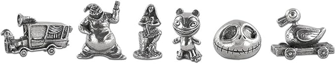 Monopoly Disney Nightmare Before Christmas Board Game | Collectible Monopoly Tim Burton Nightmare Before Christmas Movie | Collectible Monopoly Tokens