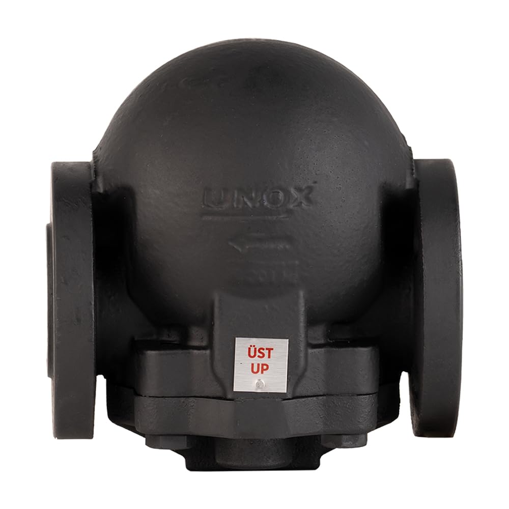 Unox DN15 Ball Float Steam Trap, Thermostatic, ANSI Class150 Flanged