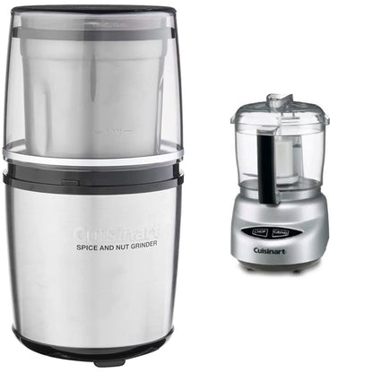 Cuisinart SG-10 Electric Spice-and-Nut Grinder, Stainless/Black, Mini