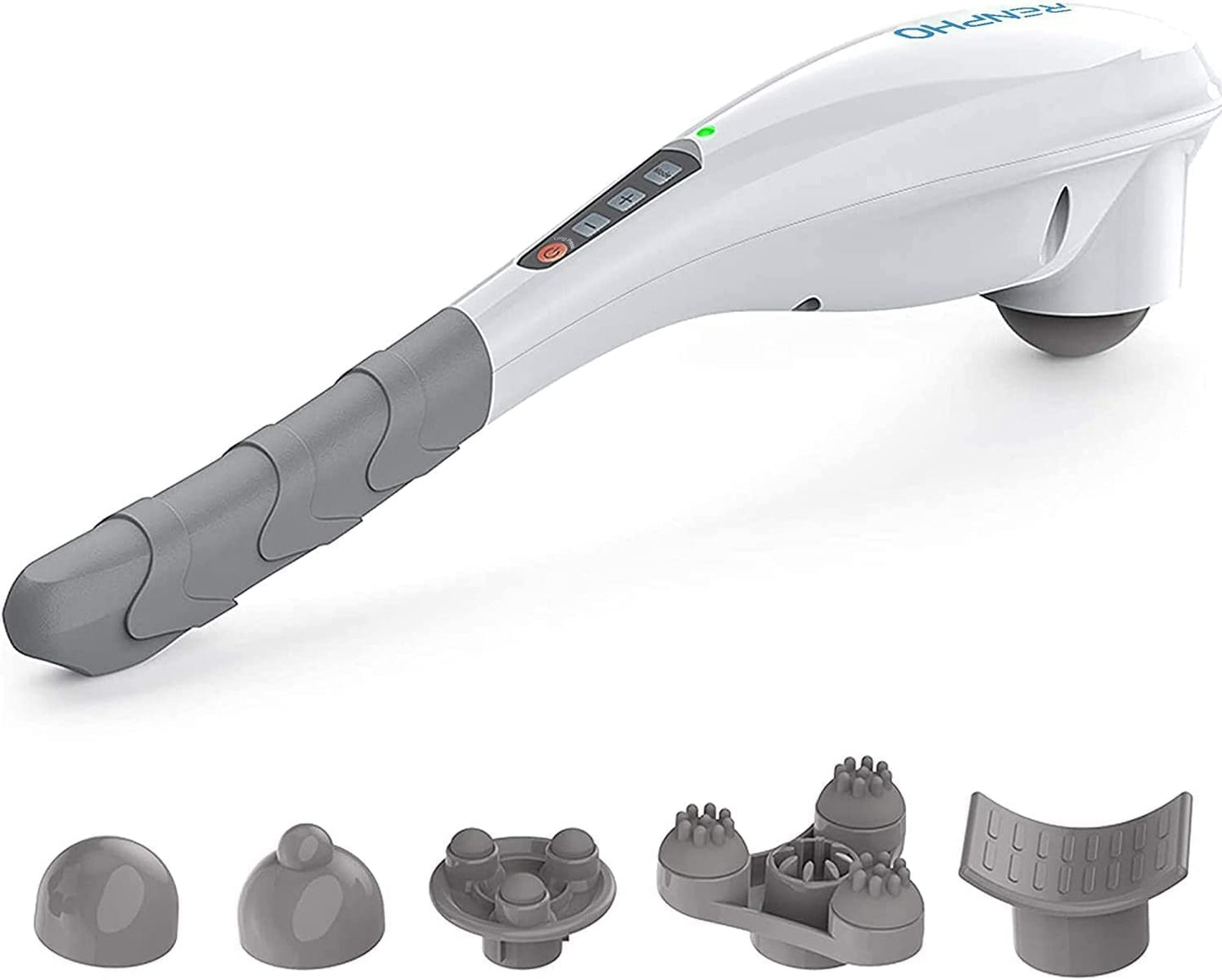 RENPHO Rechargeable Handheld Back Massager, Cordless Electric Neck Massage Tool for Shoulder, Foot, Leg, Calf, FSA & HSA Eligible, Gifts for Women and Men