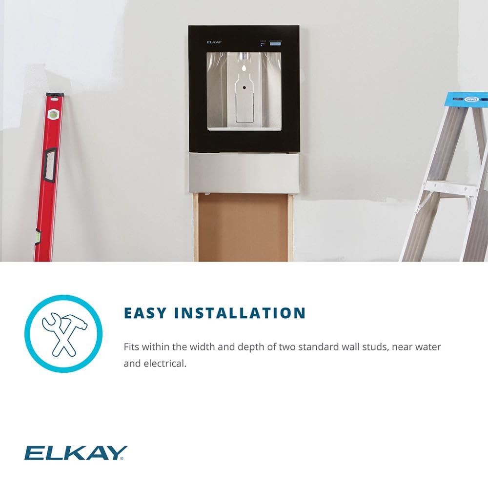 Elkay ezH2O Liv Built-in Filtered Water Dispenser, Non-refrigerated, Aspen White