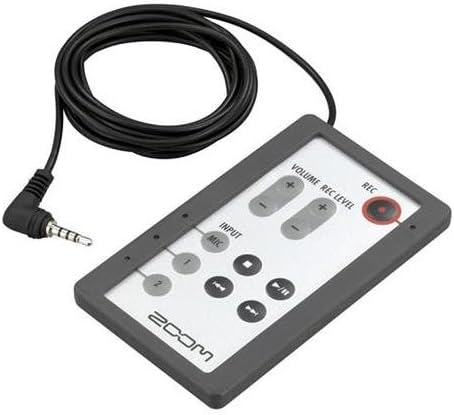 Zoom RC4 Remote Control with Extension Cable Designed for Use With H4n H4n Pro H4n Pro All Black to Control Volume Record Level Input Source and Transport Functions