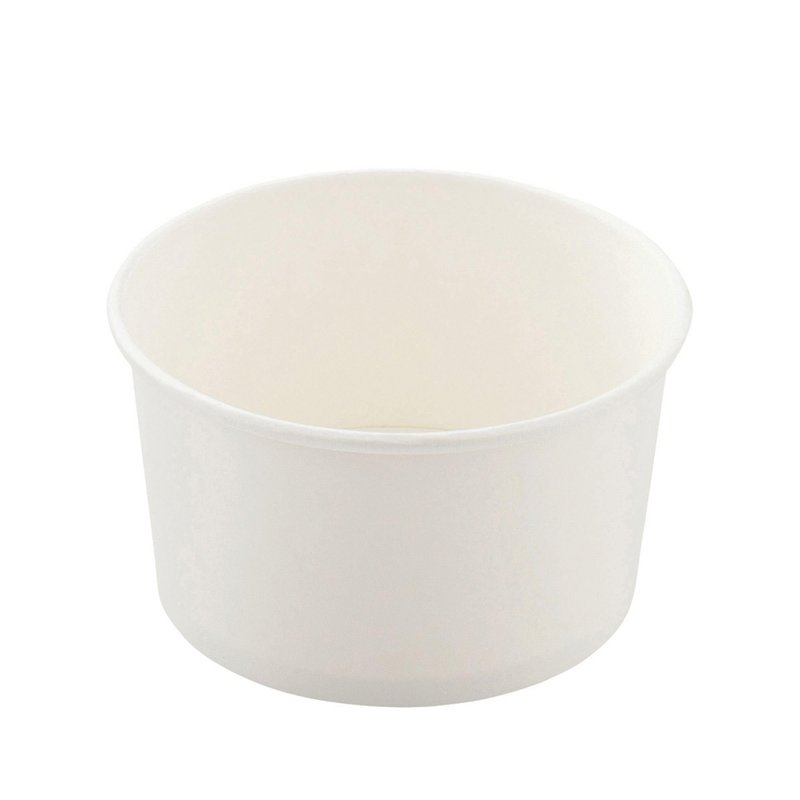 Coppetta 8-Ounce Dessert Cups, 200 Disposable Ice Cream Cups - Lids Sold Separately, Sturdy, White Paper Frozen Yogurt Bowls, For Hot And Cold Foods, Perfect For Gelato Or Mousse - Restaurantware