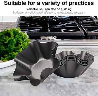 RUVINCE Tortilla Bowl Maker - Nonstick Taco Shell Set of 8 | Perfect for Salads and Dips